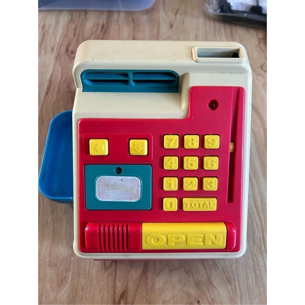 Playskool SHOPPIN SOUNDS Cash Register - VINTAGE, Model 344, No Money Included